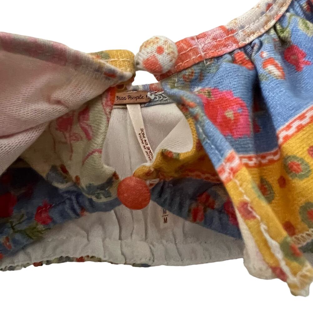 Free People As It Was Two Piece Skirt Set In Oak Multi Tropical Print Size M - Picture 5 of 16